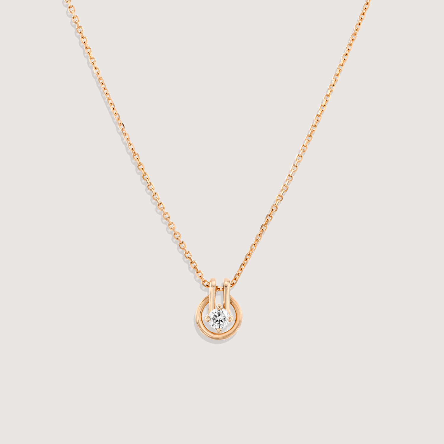 שרשרת 02 - יהלום לבן