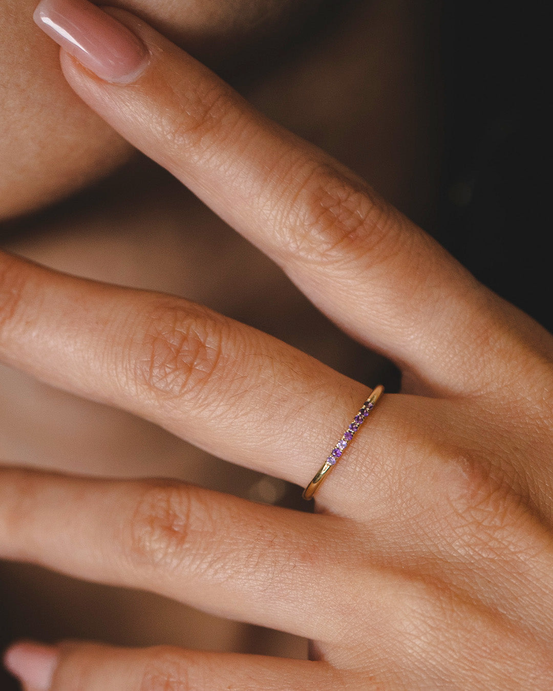 טבעת קלי עם אמטיסט