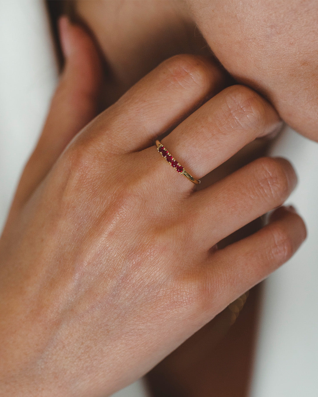 טבעת קנדי עם רובי