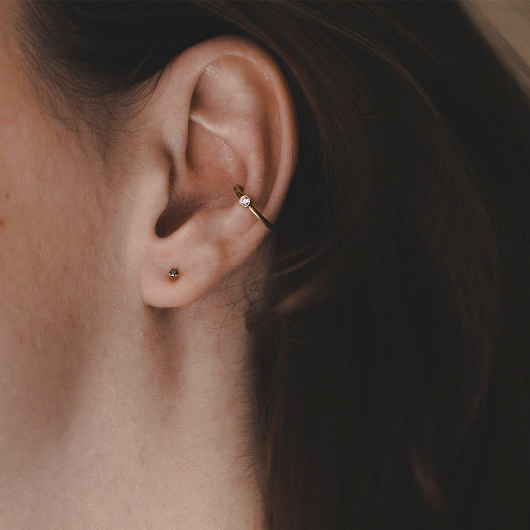 EAR CUFF - חבק אוזן זהב אלכסיס