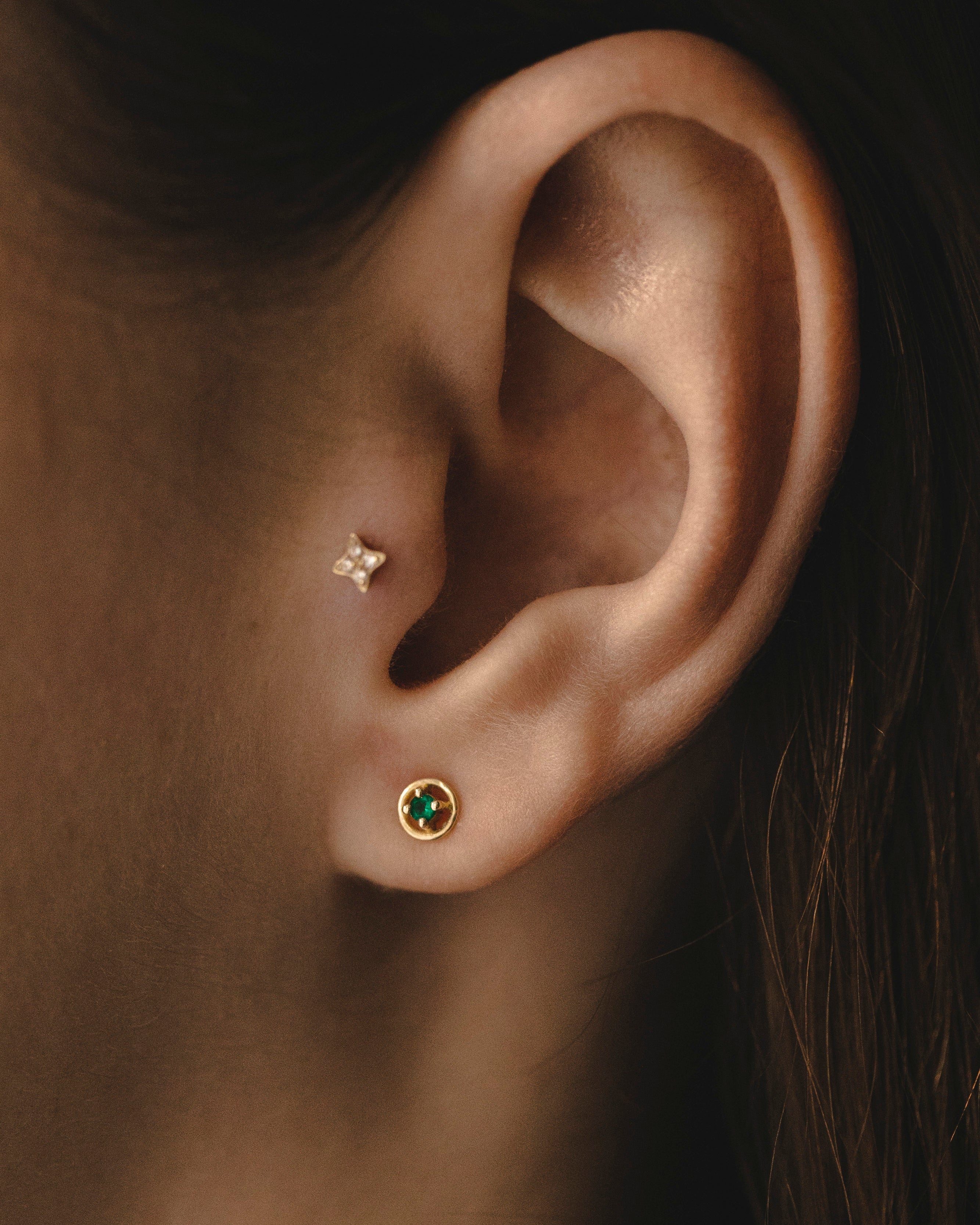 עגיל 15 - אמרלד