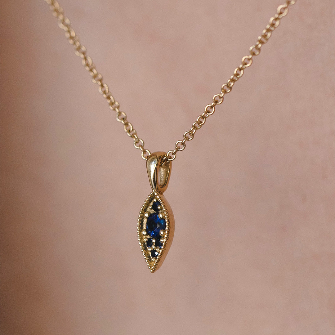 שרשרת ג׳יין עם ספירים