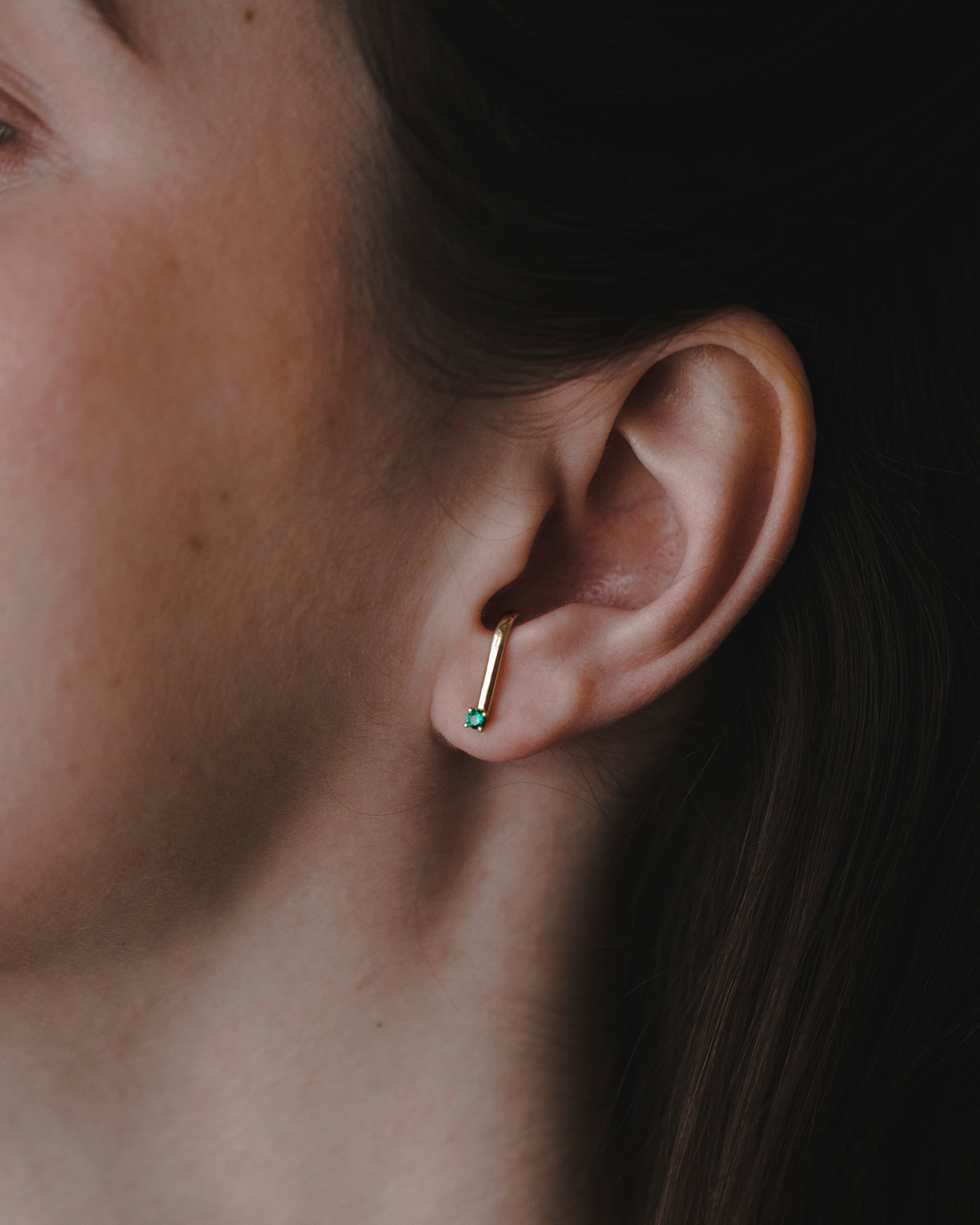 עגיל 14 - אמרלד