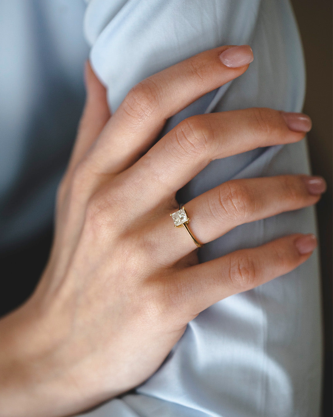 טבעת גארבו יהלום מעבדה