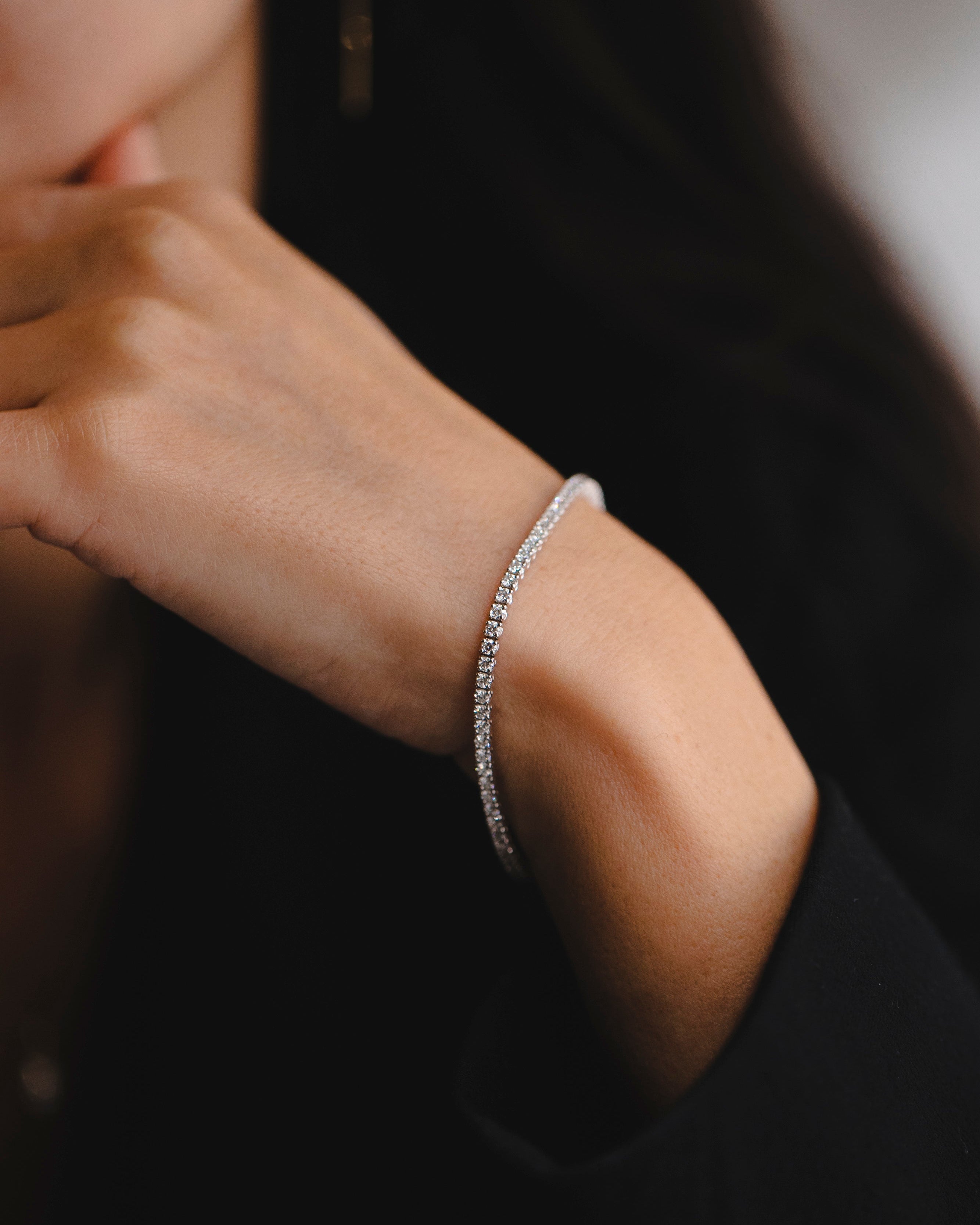 צמיד טניס יהלומים