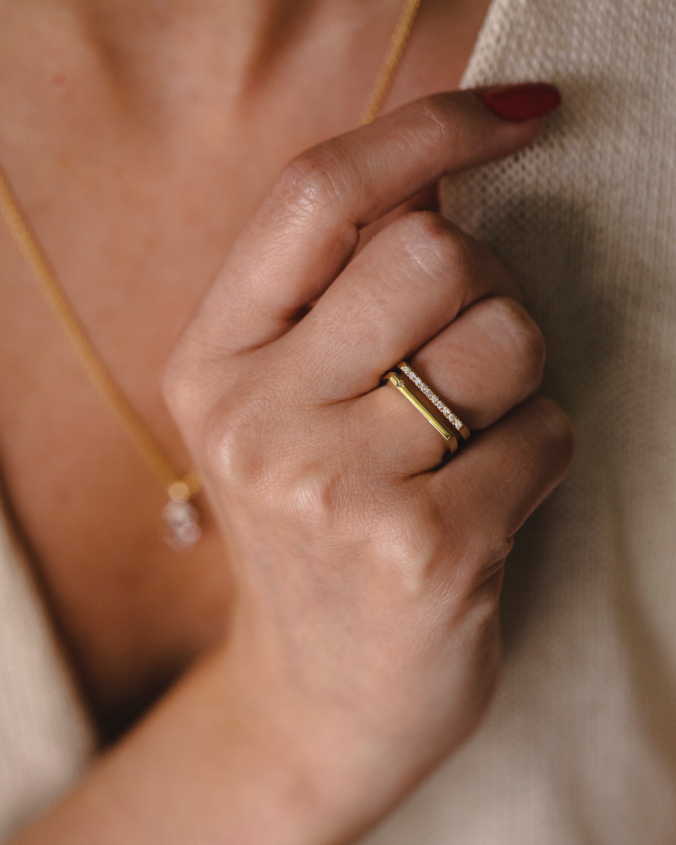 טבעת זהב ארין