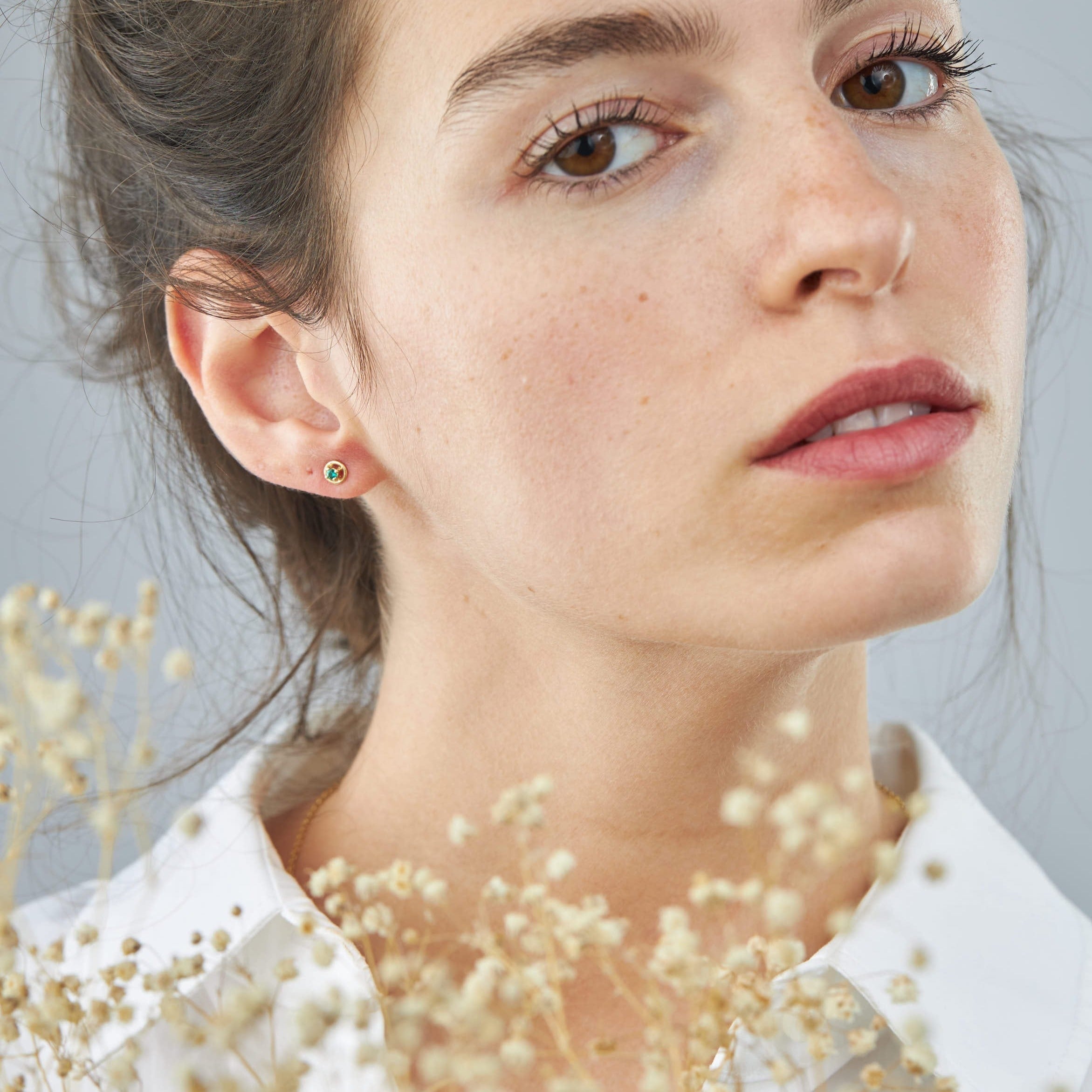 עגיל 15 - אמרלד