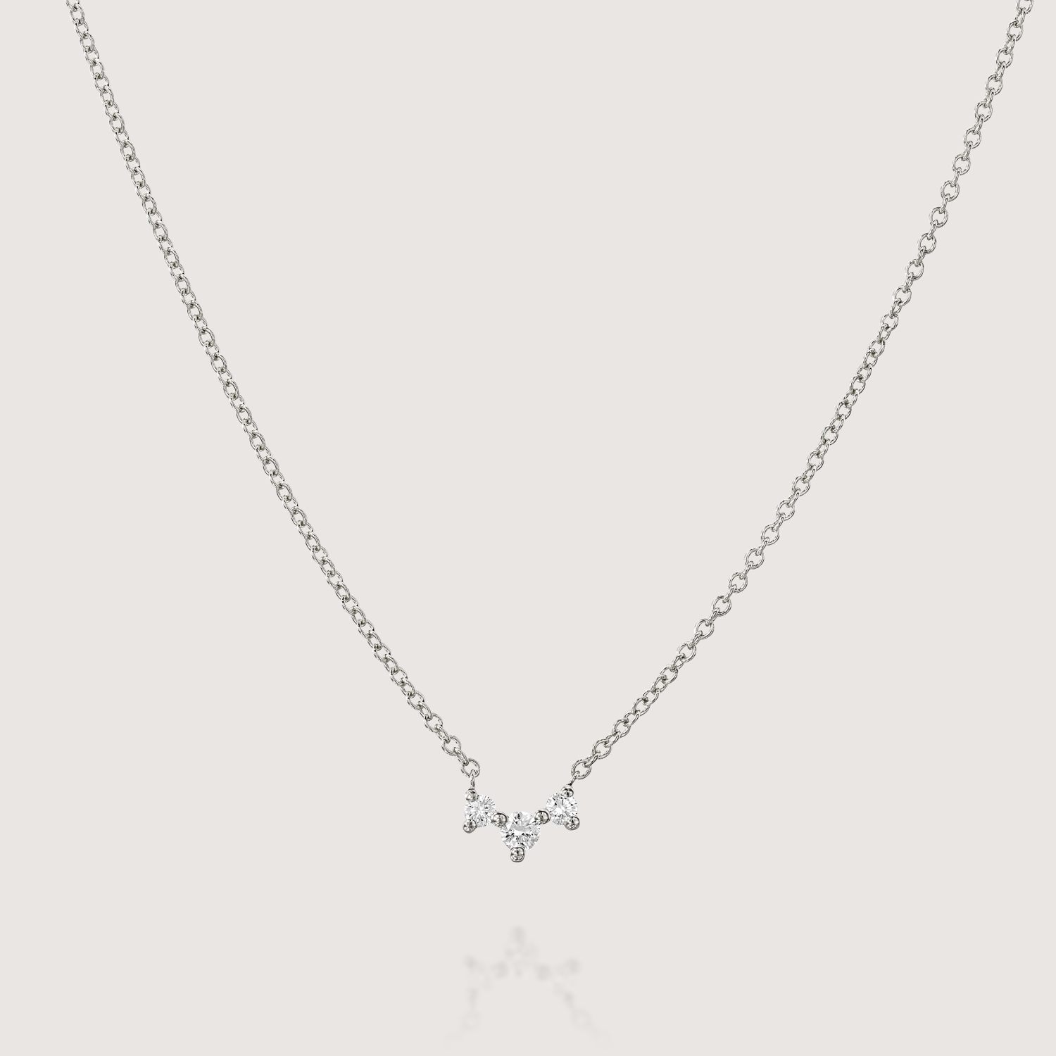 שרשרת פרידה יהלומים לבנים