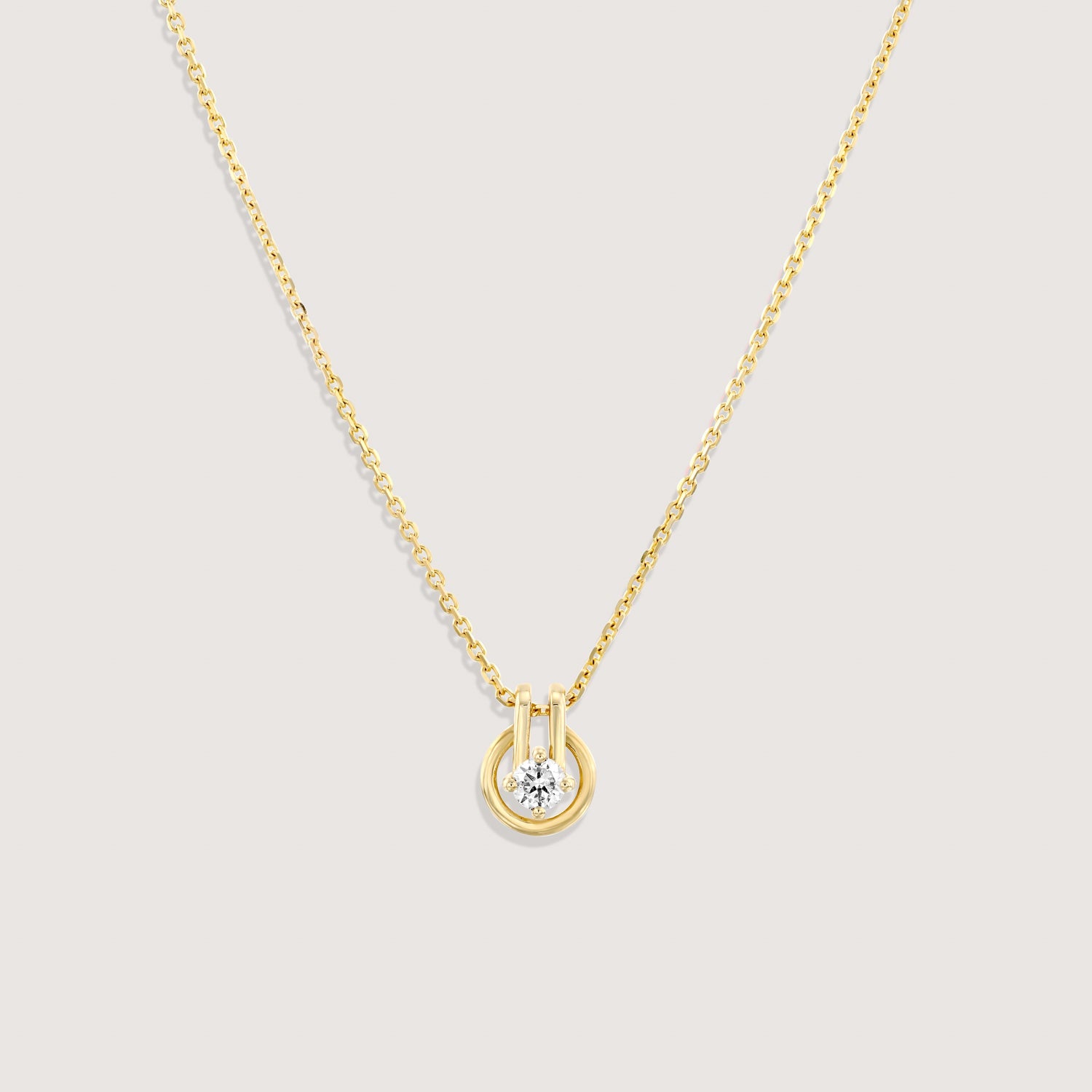 שרשרת 02 - יהלום לבן