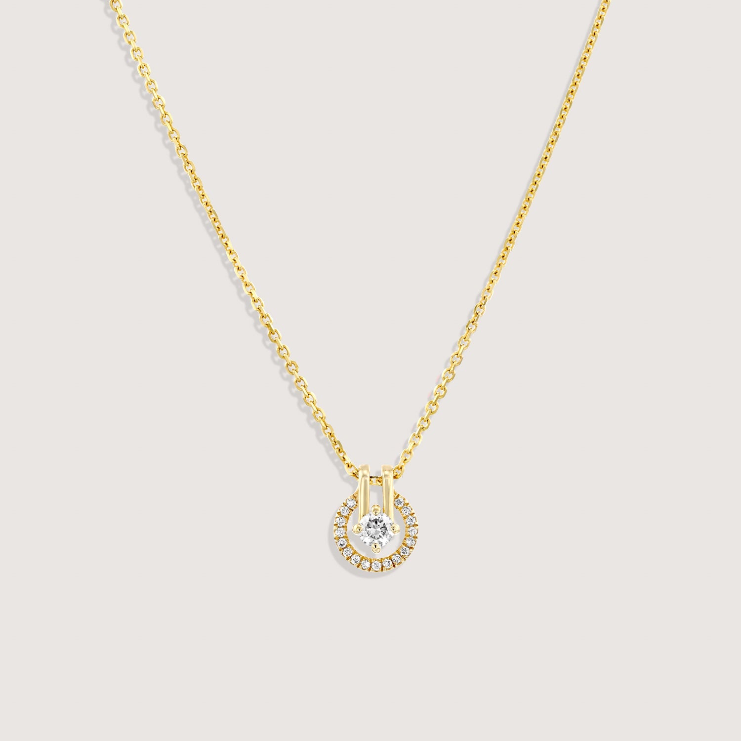 שרשרת 03 - יהלומים לבנים