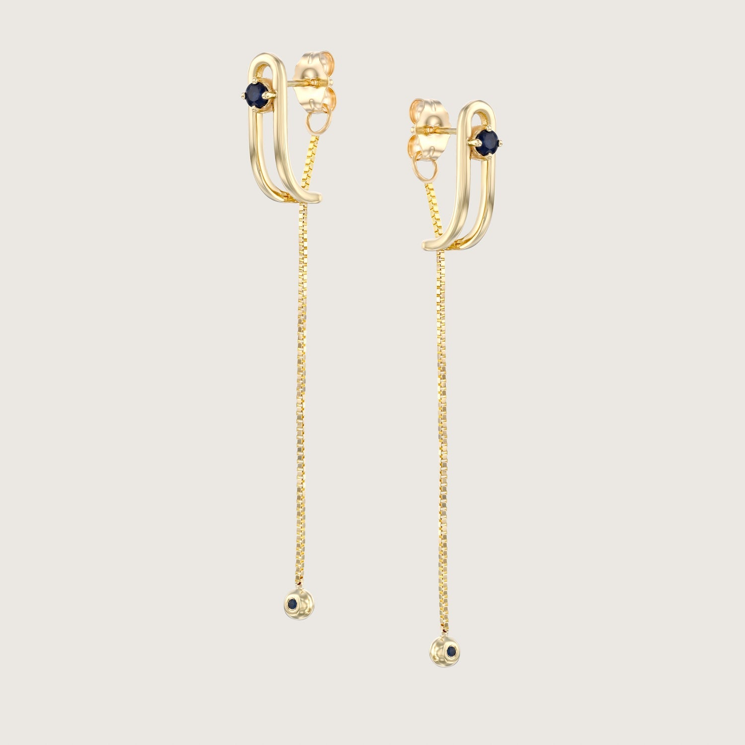 עגיל 12 - ספיר