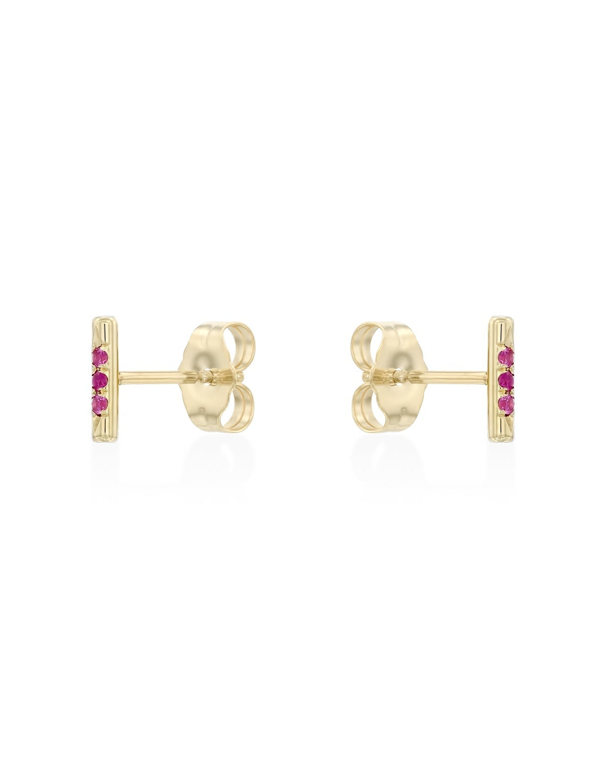 עגיל ואלרי עם ספיר ורוד