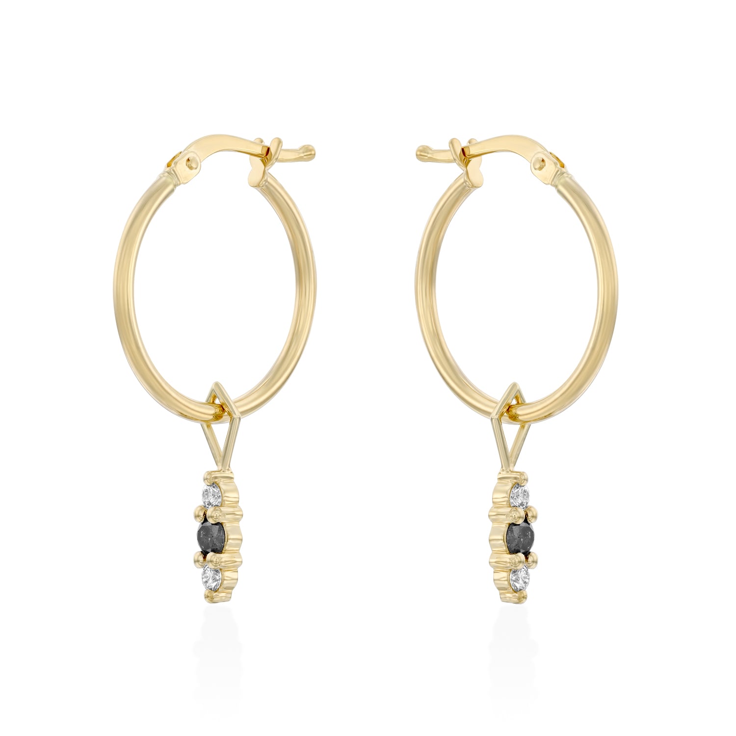 צ׳ארם יהלומים אפורים ולבנים