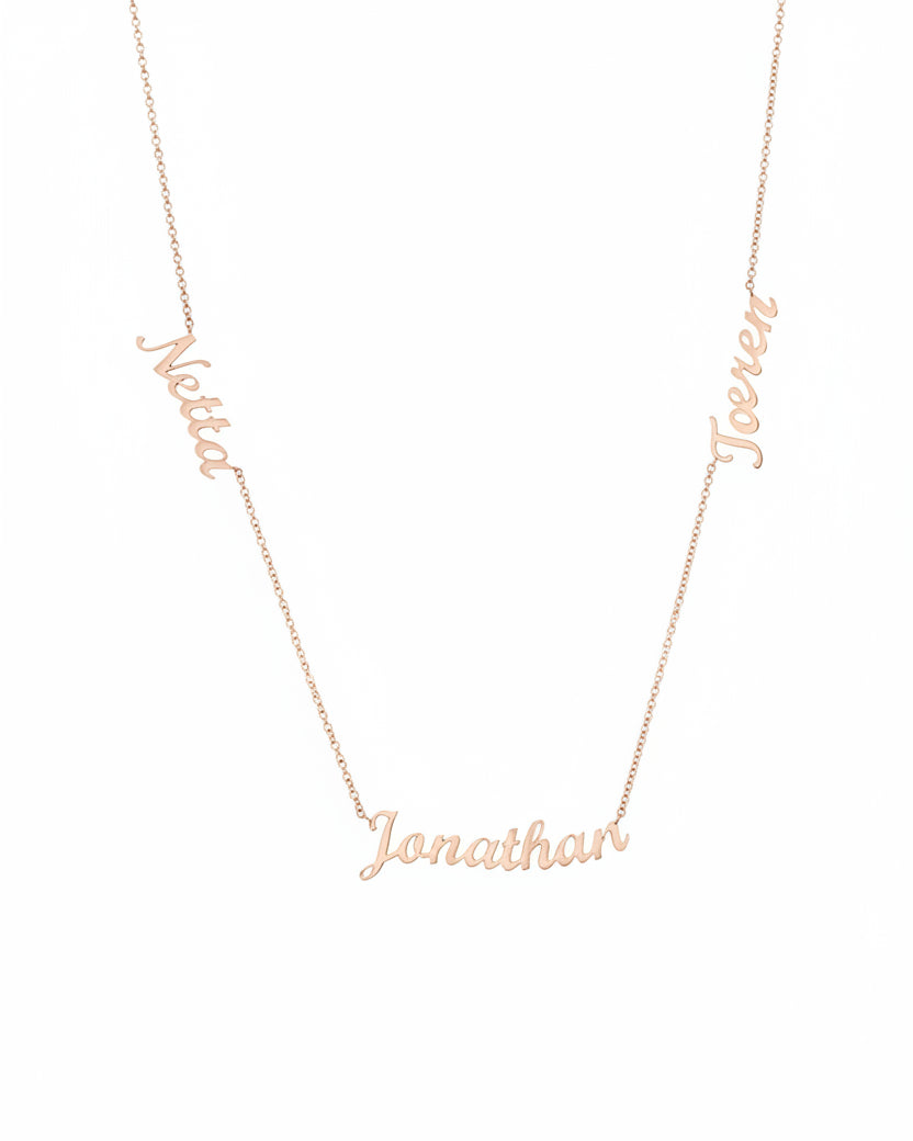 שרשרת 3 שמות באנגלית