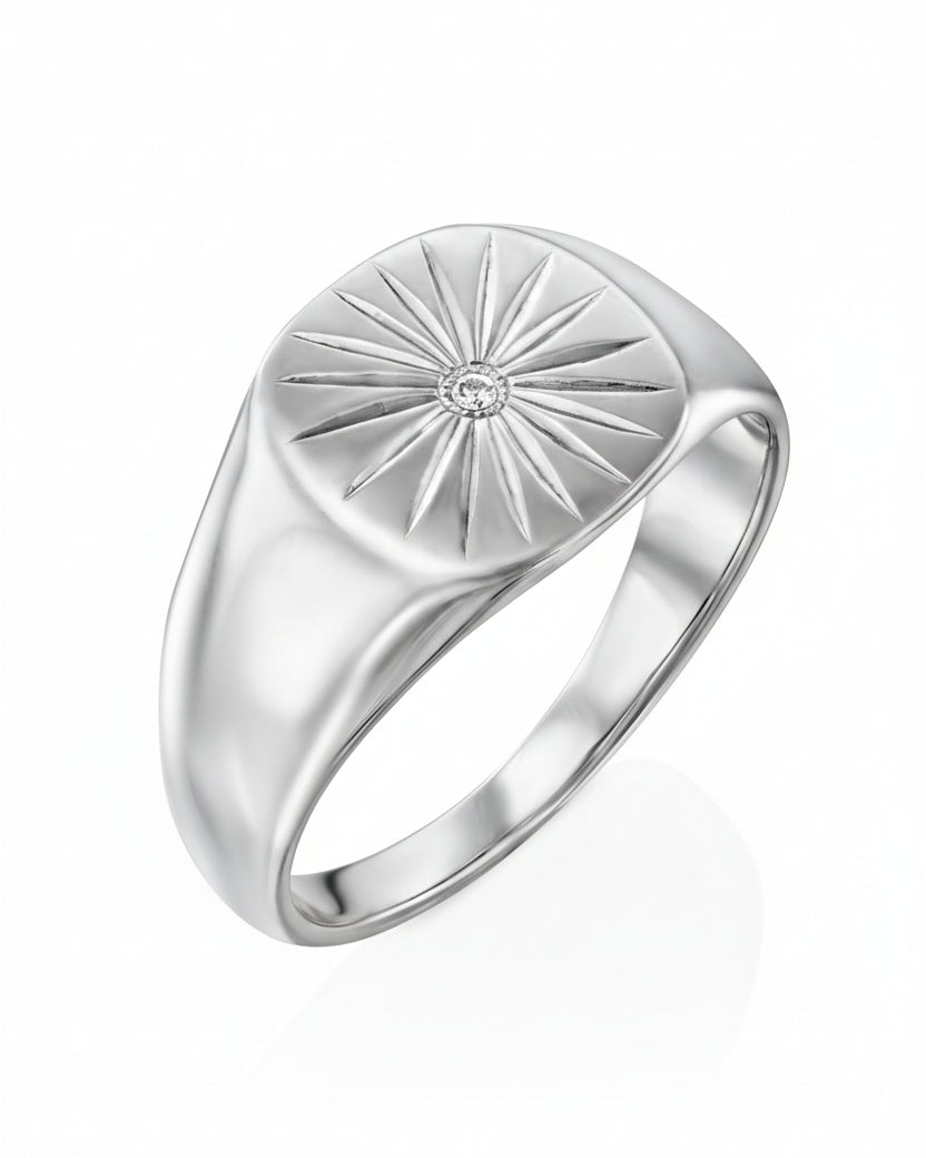 טבעת זהב סאני