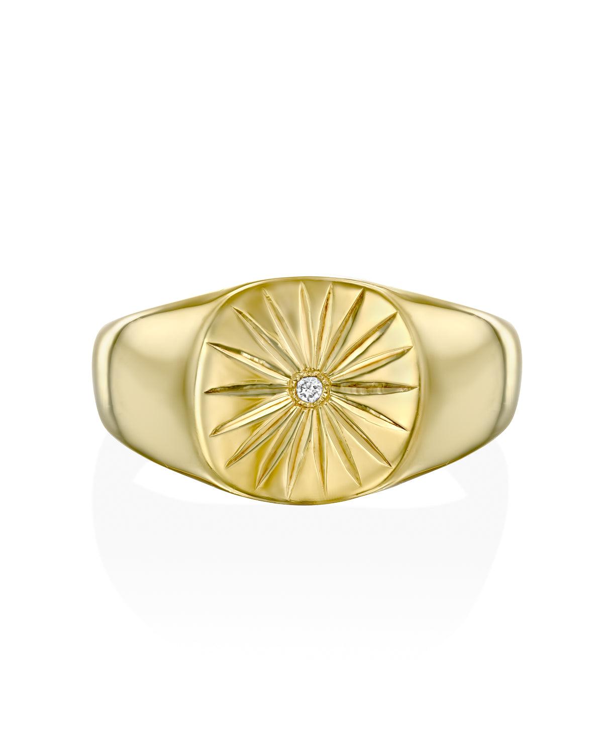 טבעת זהב סאני