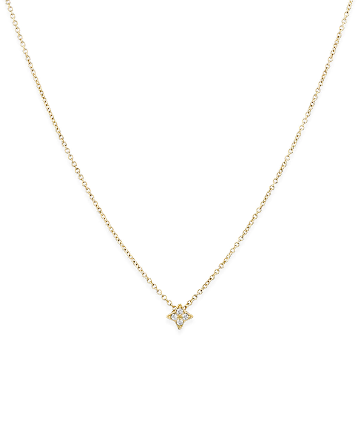 שרשרת סאטרן יהלומים לבנים