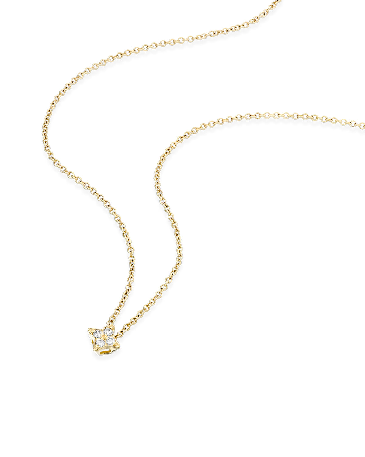 שרשרת סאטרן יהלומים לבנים