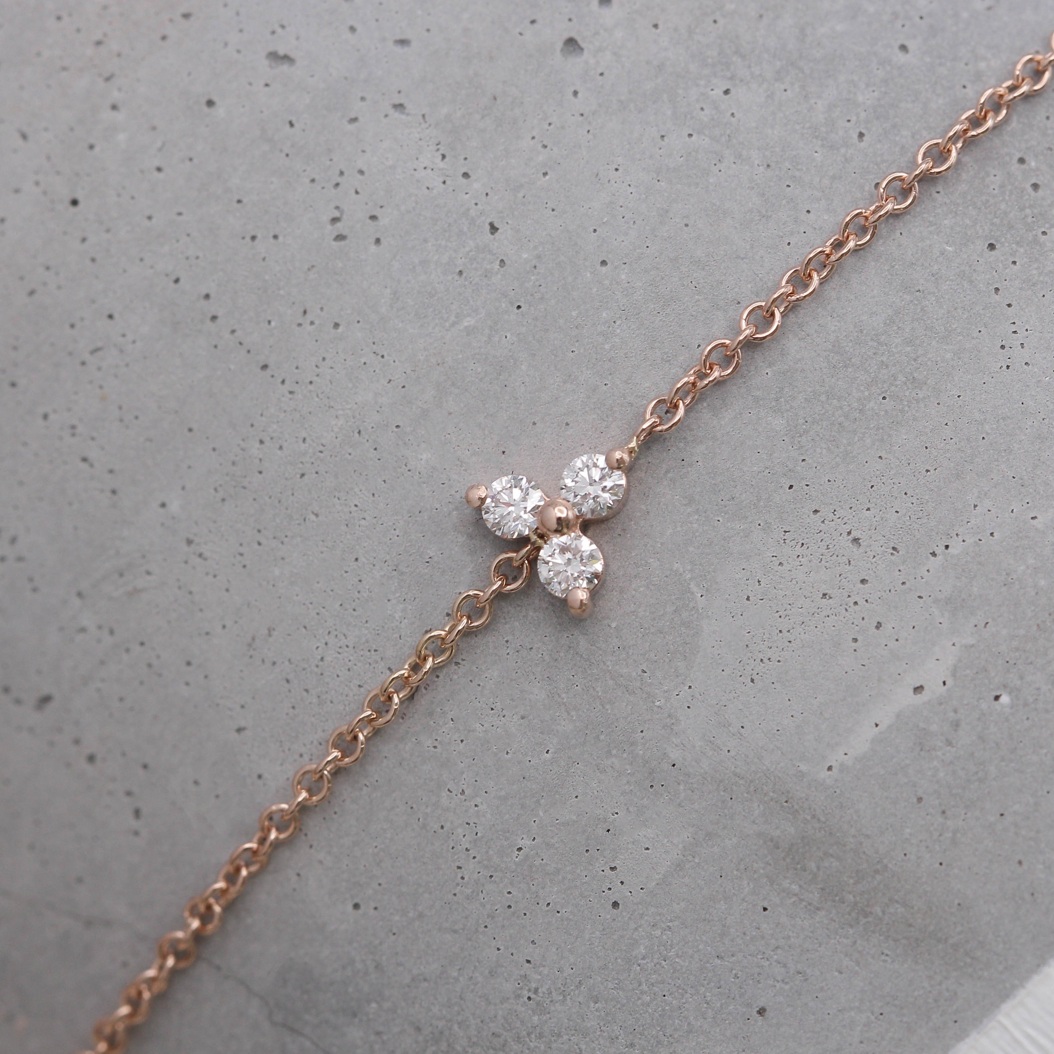 צמיד גרייס יהלומים לבנים