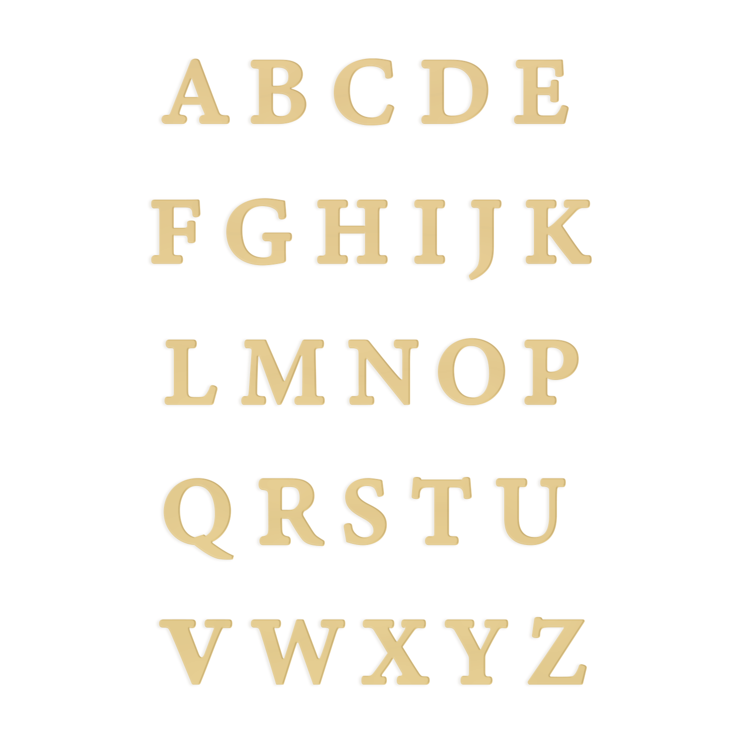 צמיד אות אנגלית עם יהלום