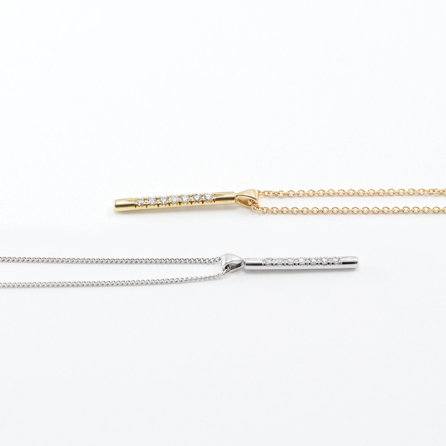 שרשרת קלייר יהלומים לבנים