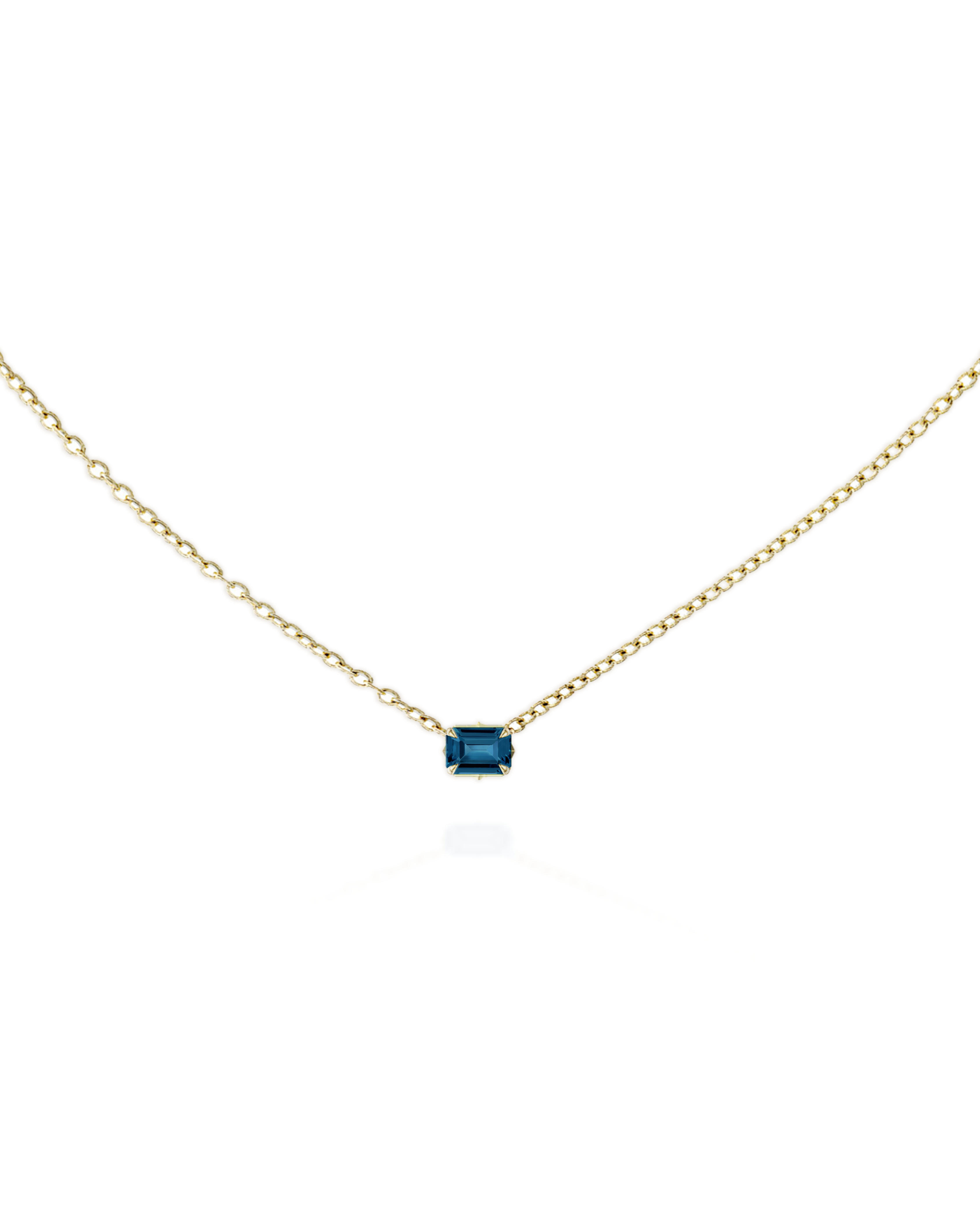 שרשרת אלואיז בלו טופז