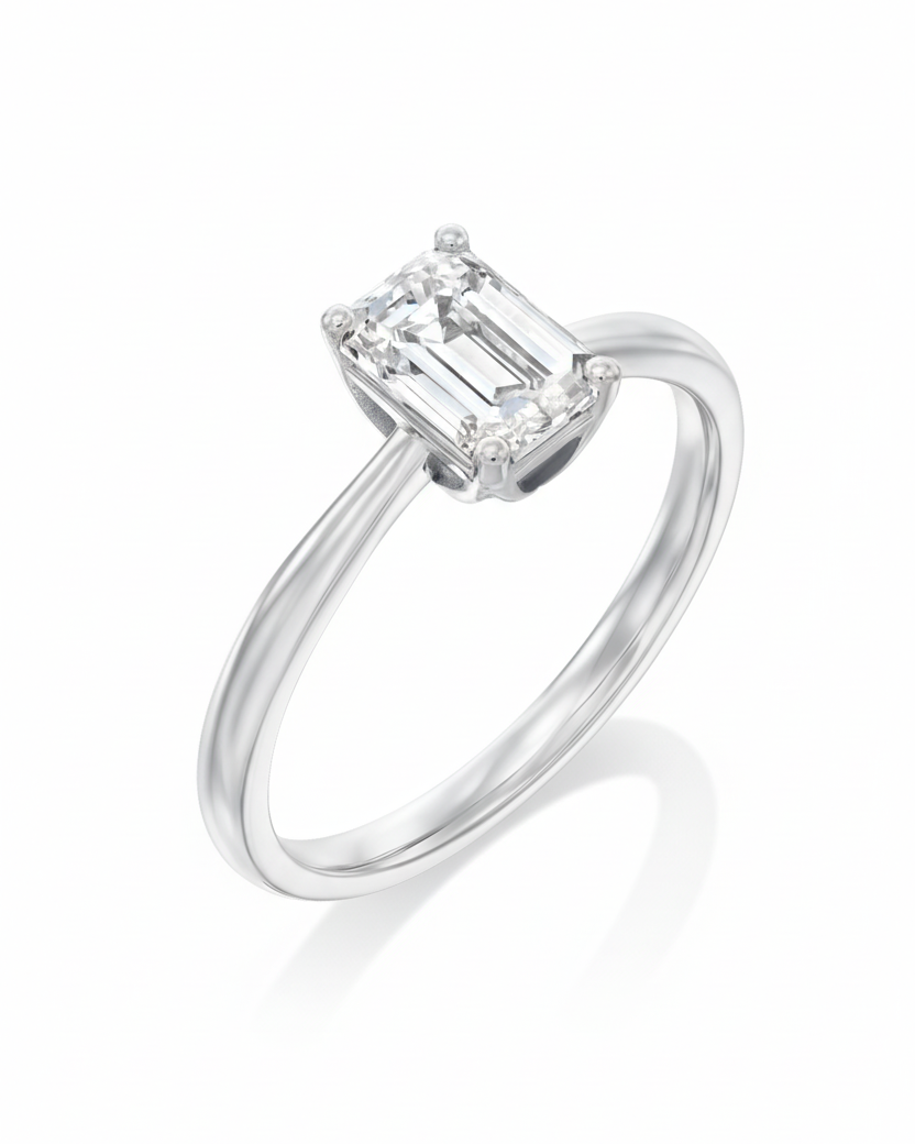 טבעת הפבורן יהלום מעבדה