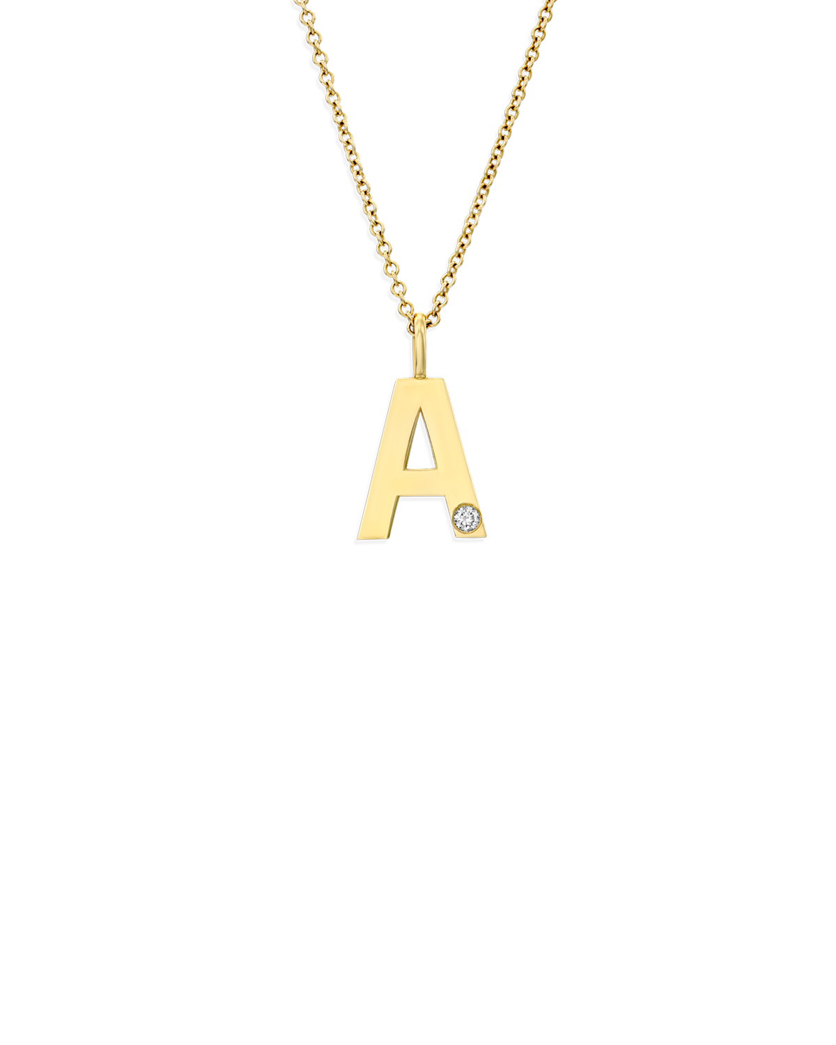 תליון אוקספורד משובץ יהלום