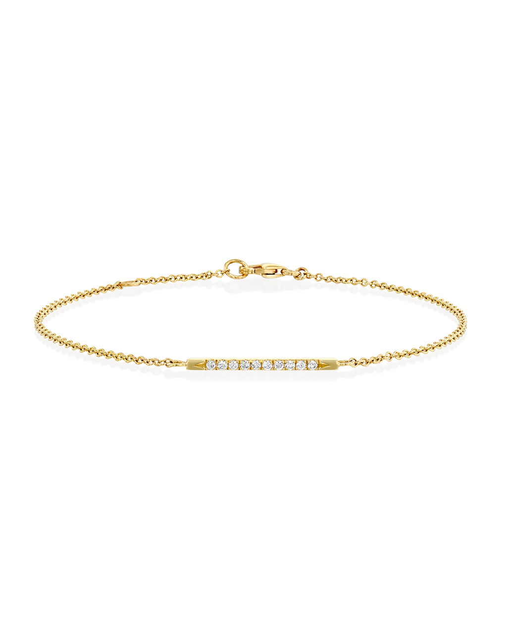 צמיד אנדריאה עם יהלומים לבנים