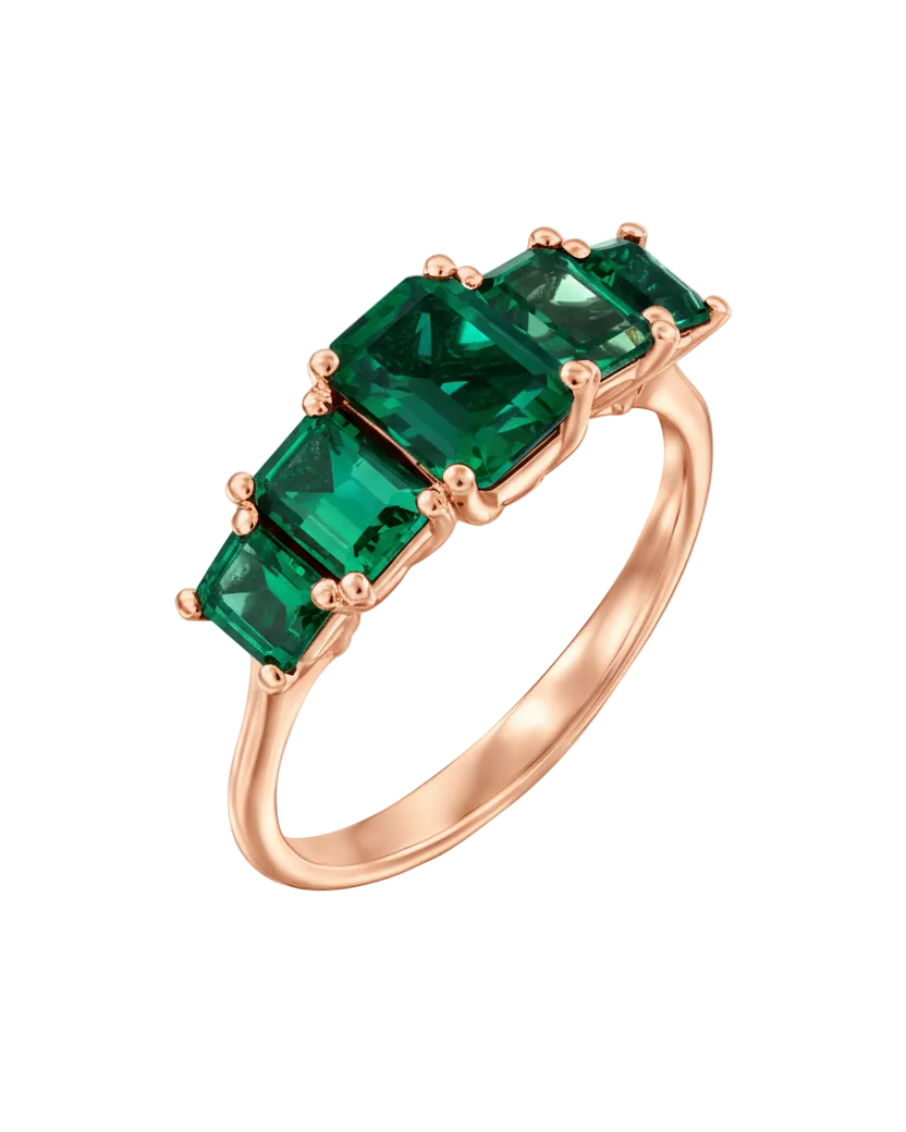 טבעת אלכסנדרינה אמרלדים