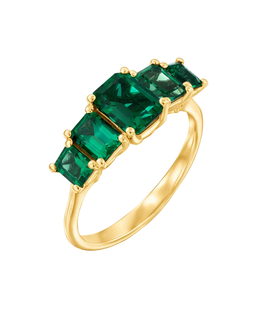 טבעת אלכסנדרינה אמרלדים