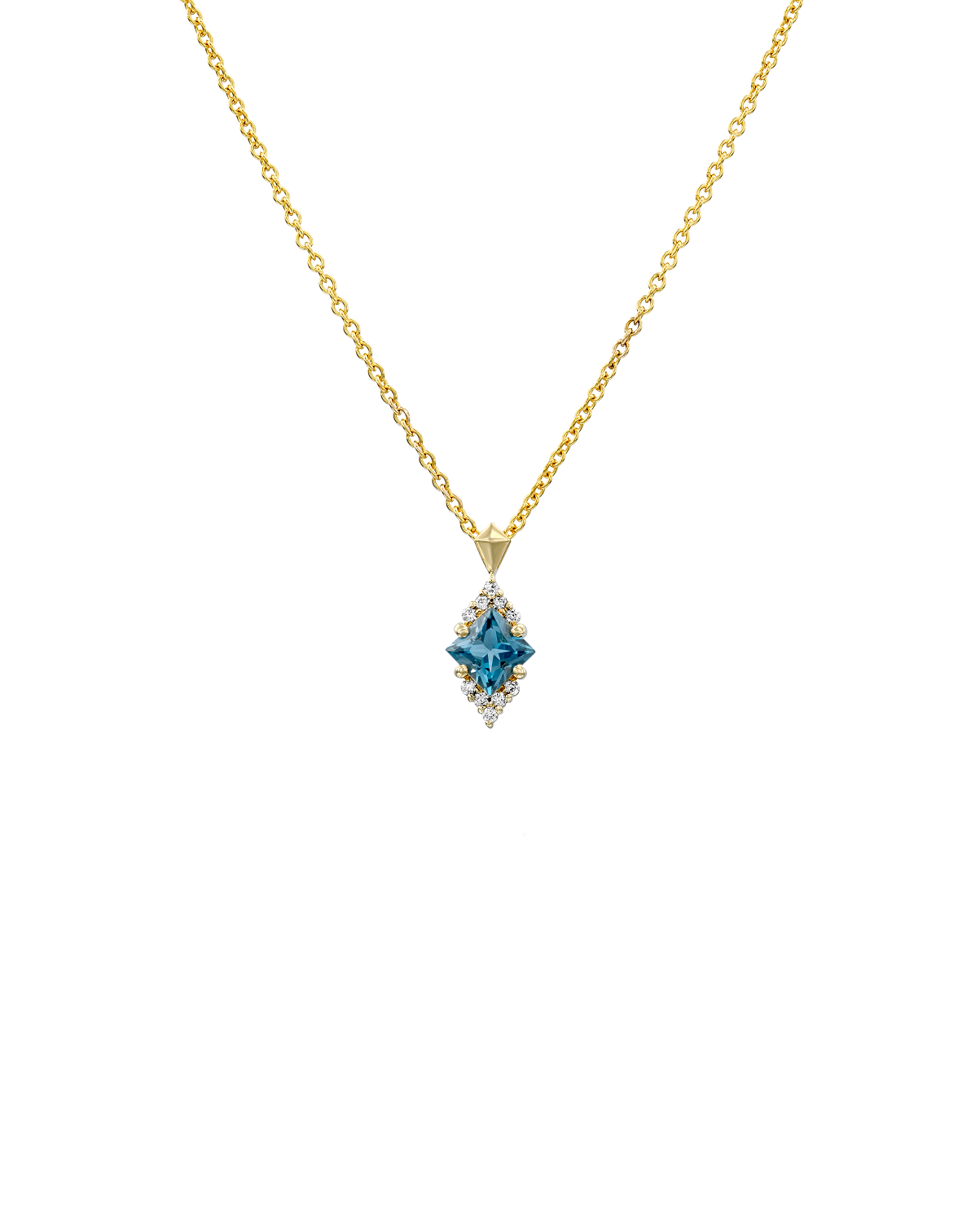 שרשרת ג׳ולייט בלו טופז