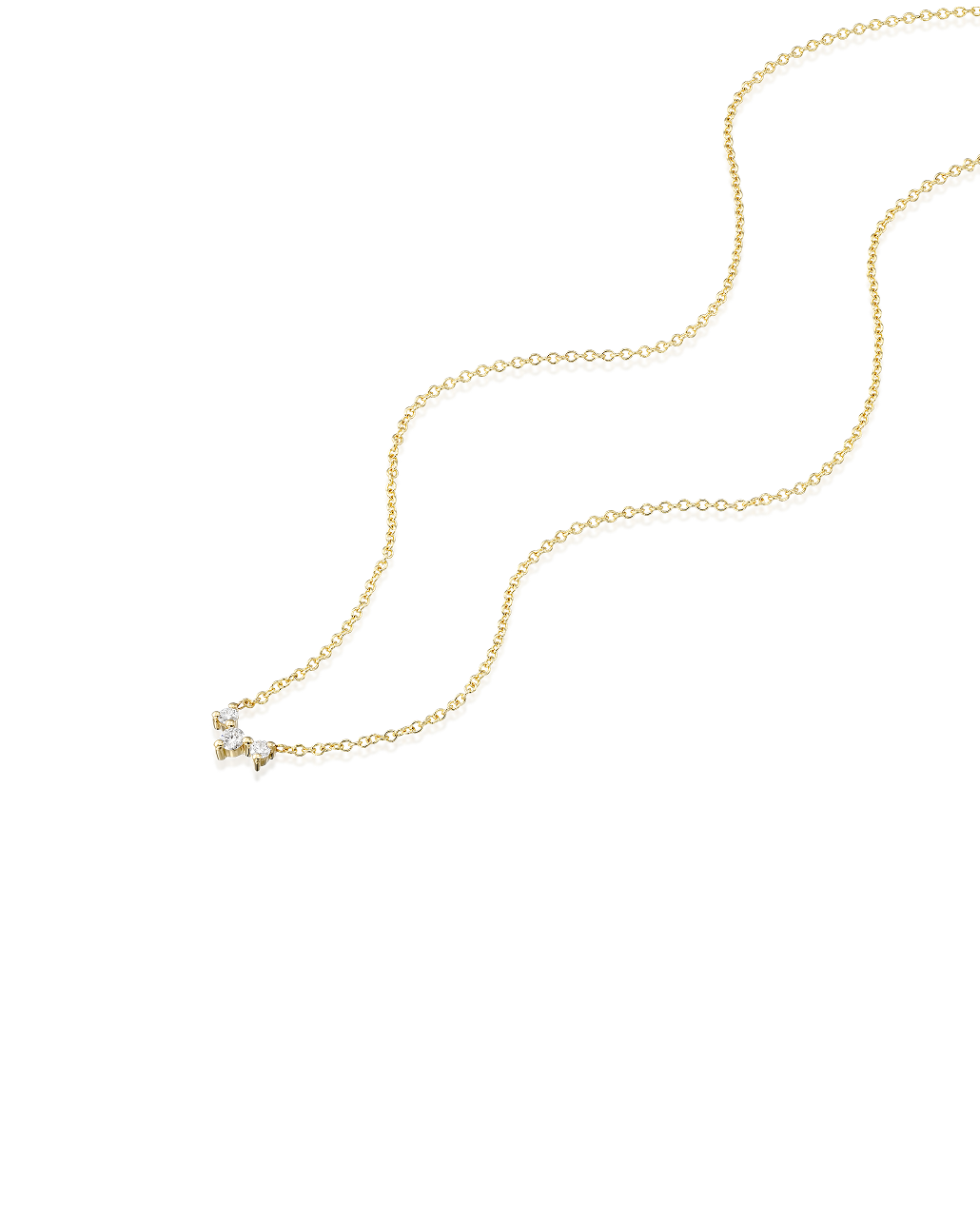 שרשרת פרידה יהלומים לבנים