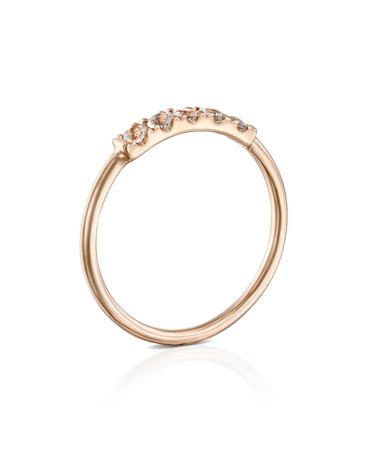 טבעת קנדי אקוומרין