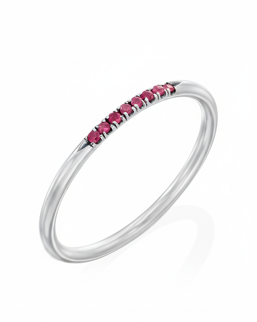 טבעת קלי עם רובי