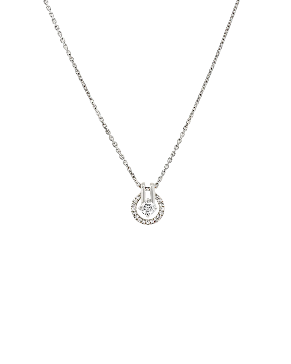 שרשרת 03 - יהלומים לבנים