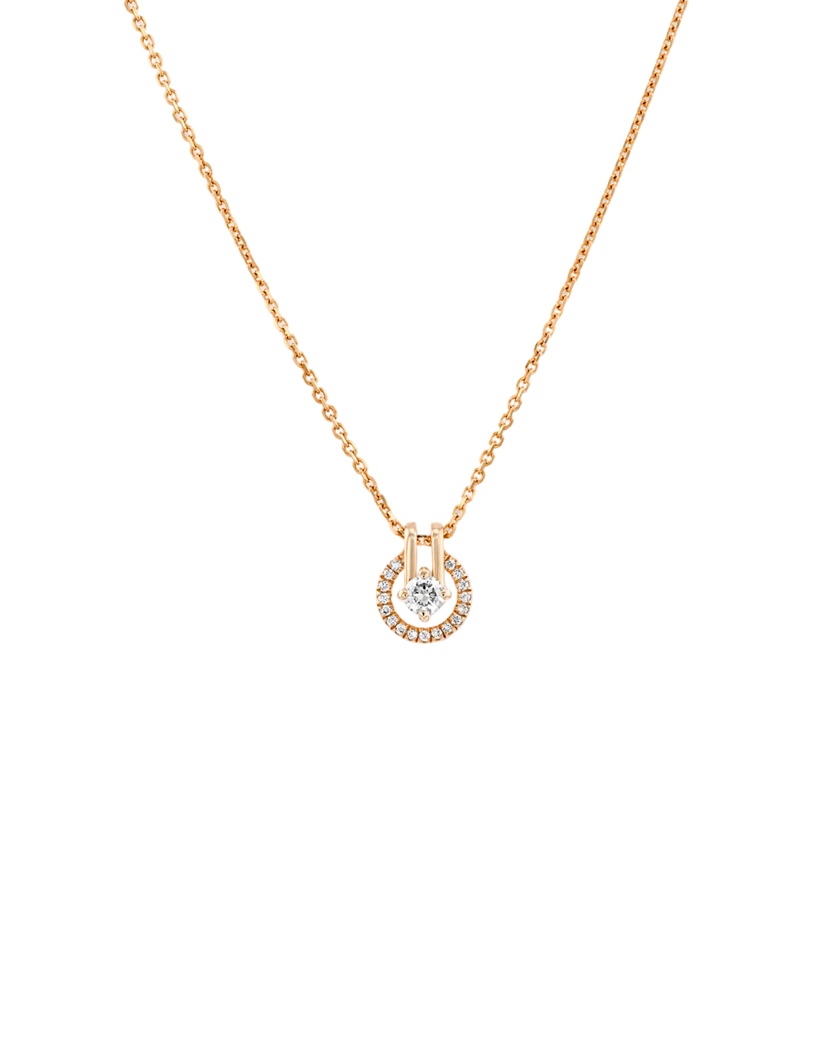 שרשרת 03 - יהלומים לבנים