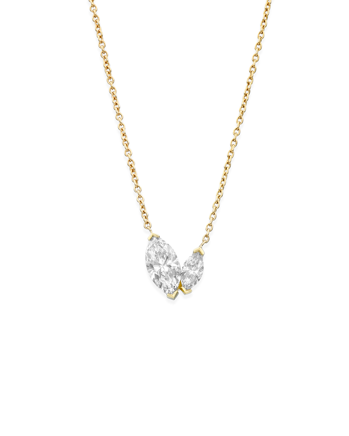 שרשרת מרקיזות יהלומי מעבדה