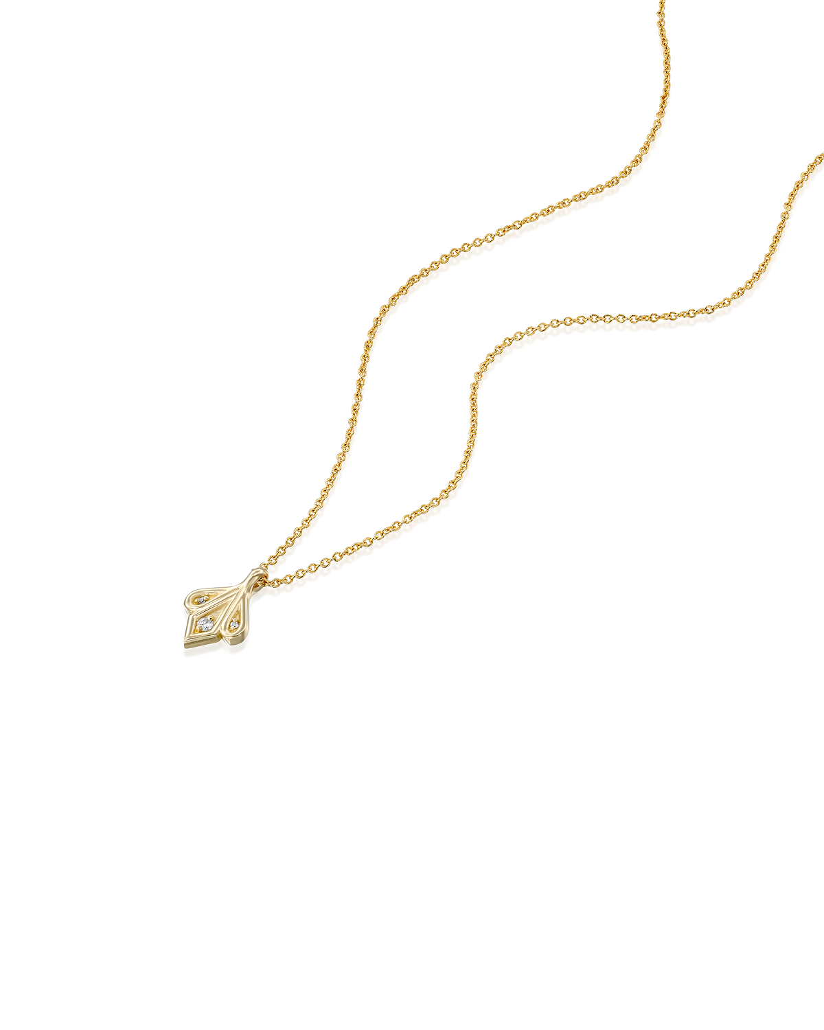 שרשרת רוזה עם יהלומים לבנים