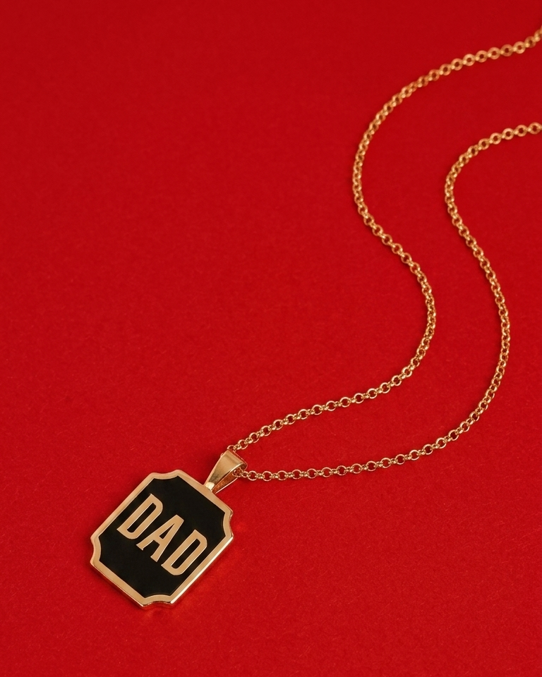 שרשרת DAD \ MOM