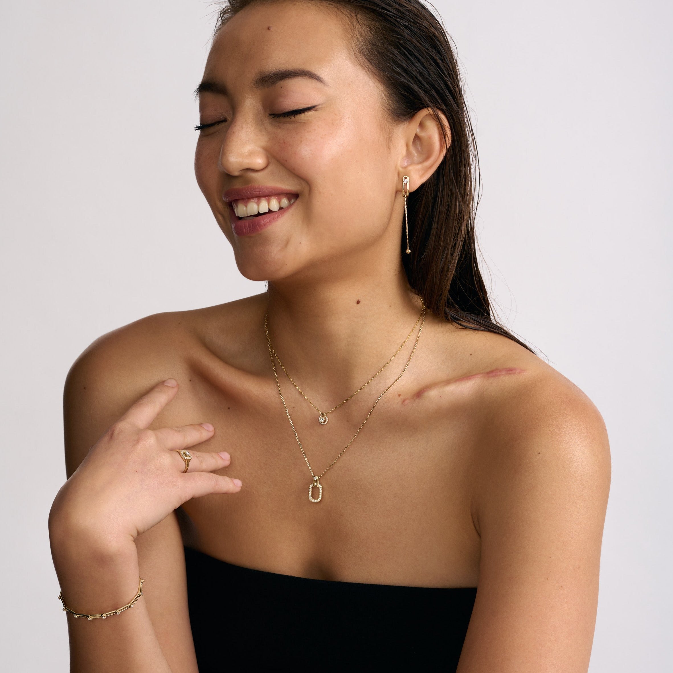 שרשרת 01 - יהלומים