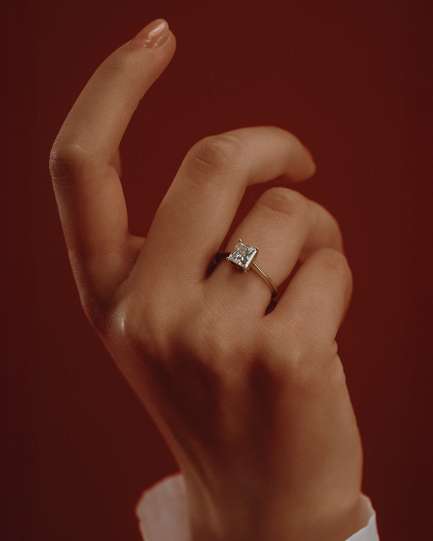 טבעת גארבו יהלום מעבדה