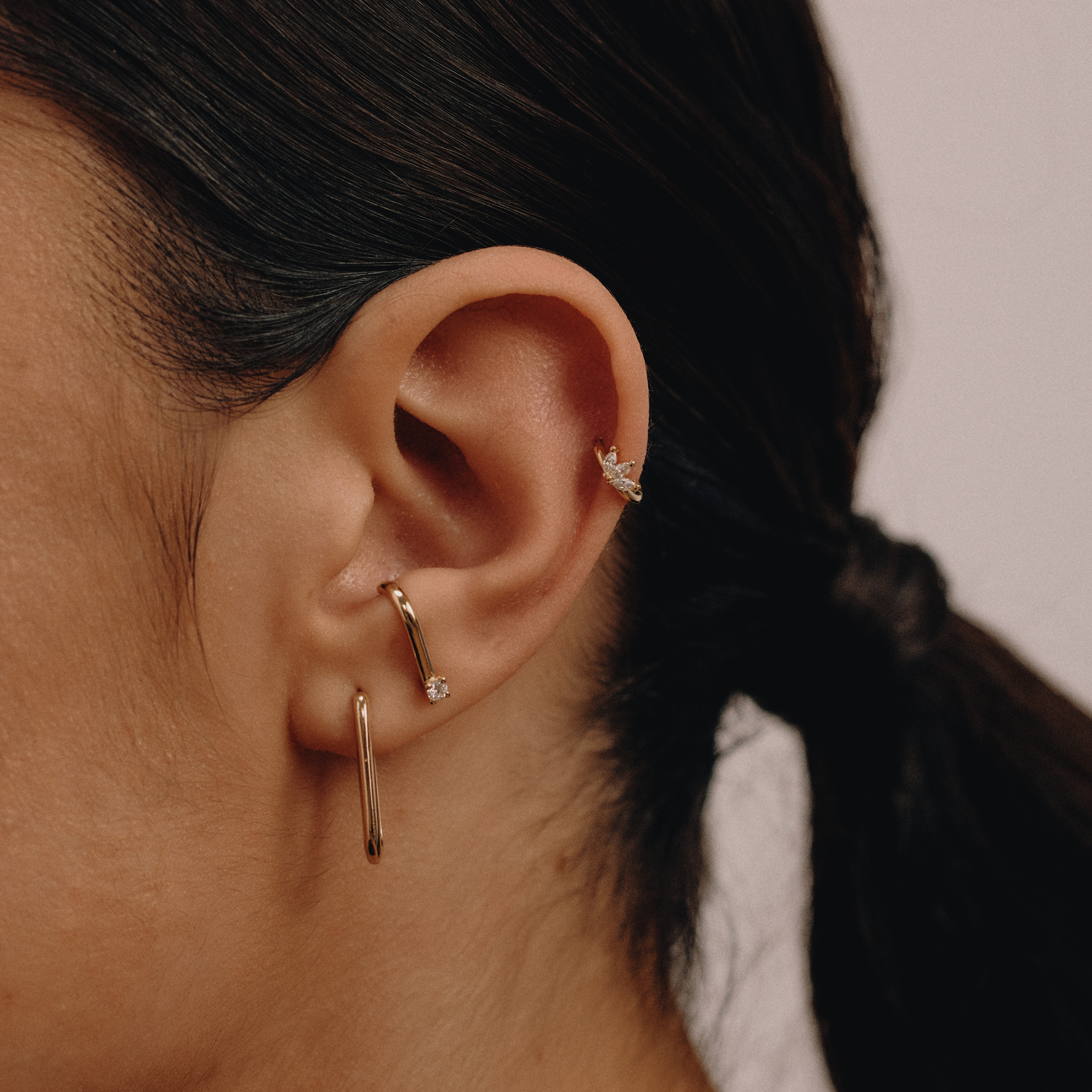 עגיל חישוק מיני פרנסואז