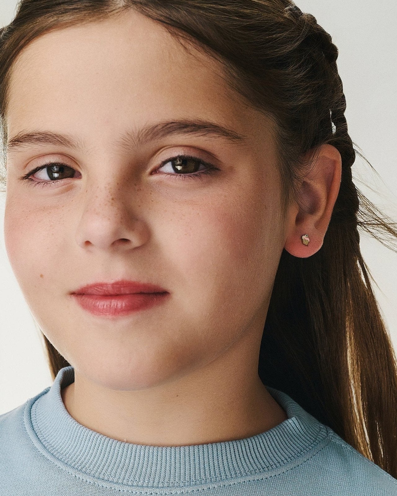 עגיל זהב קאפקייק