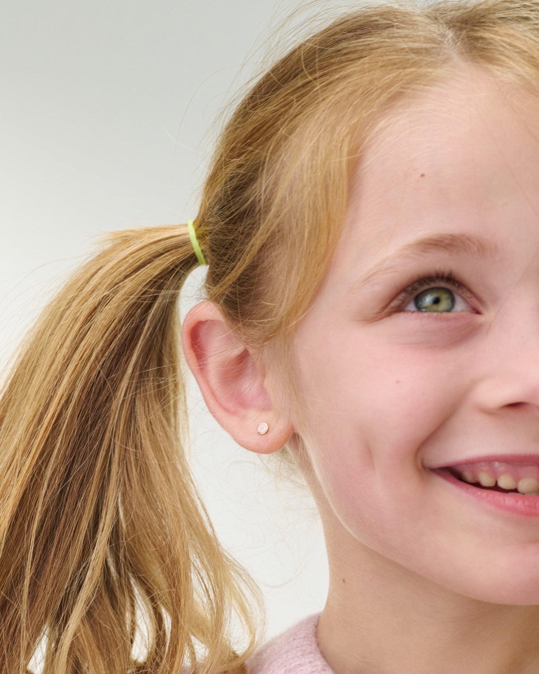 עגיל סמיילי זהב