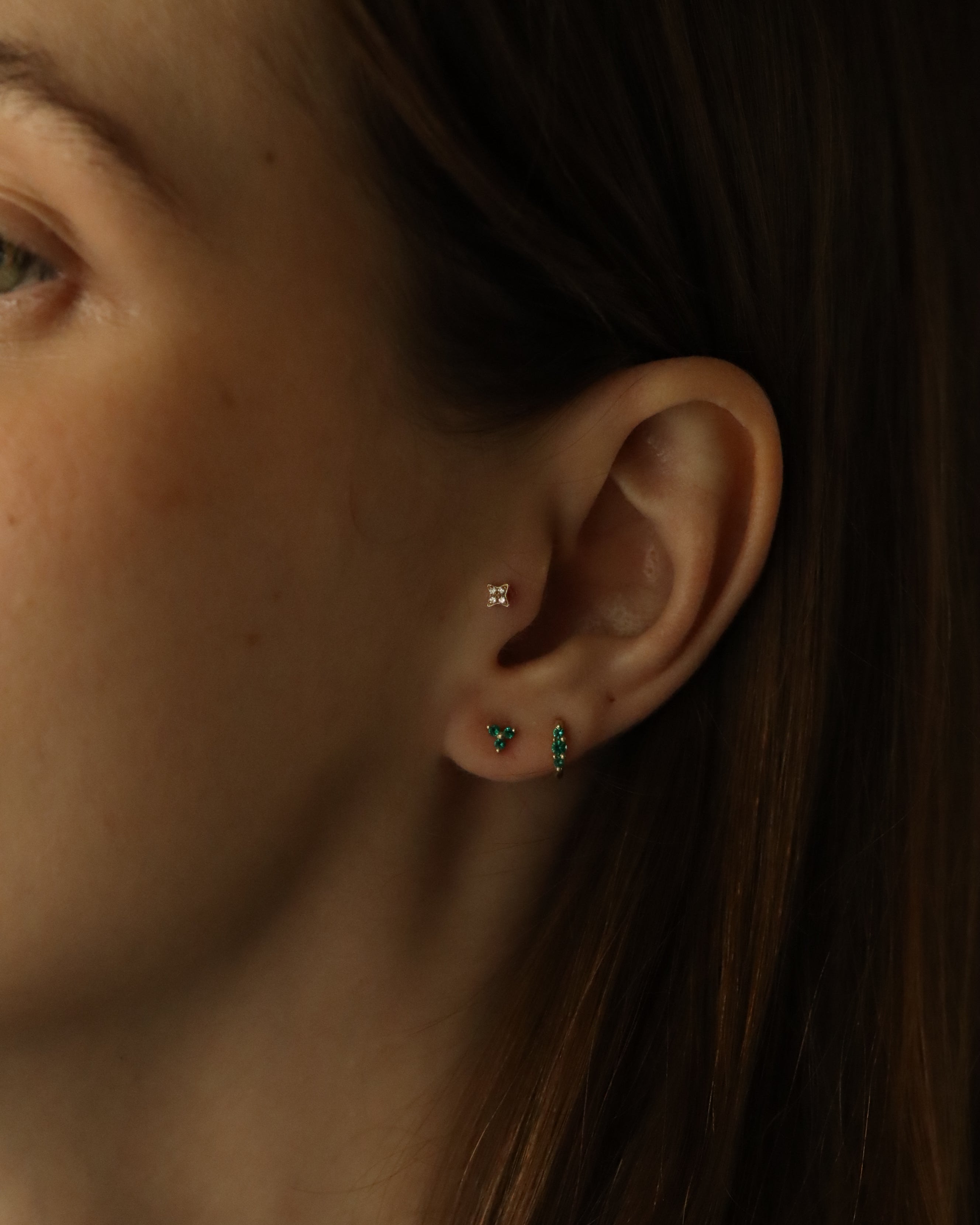 חישוק מיני אודרי אמרלד