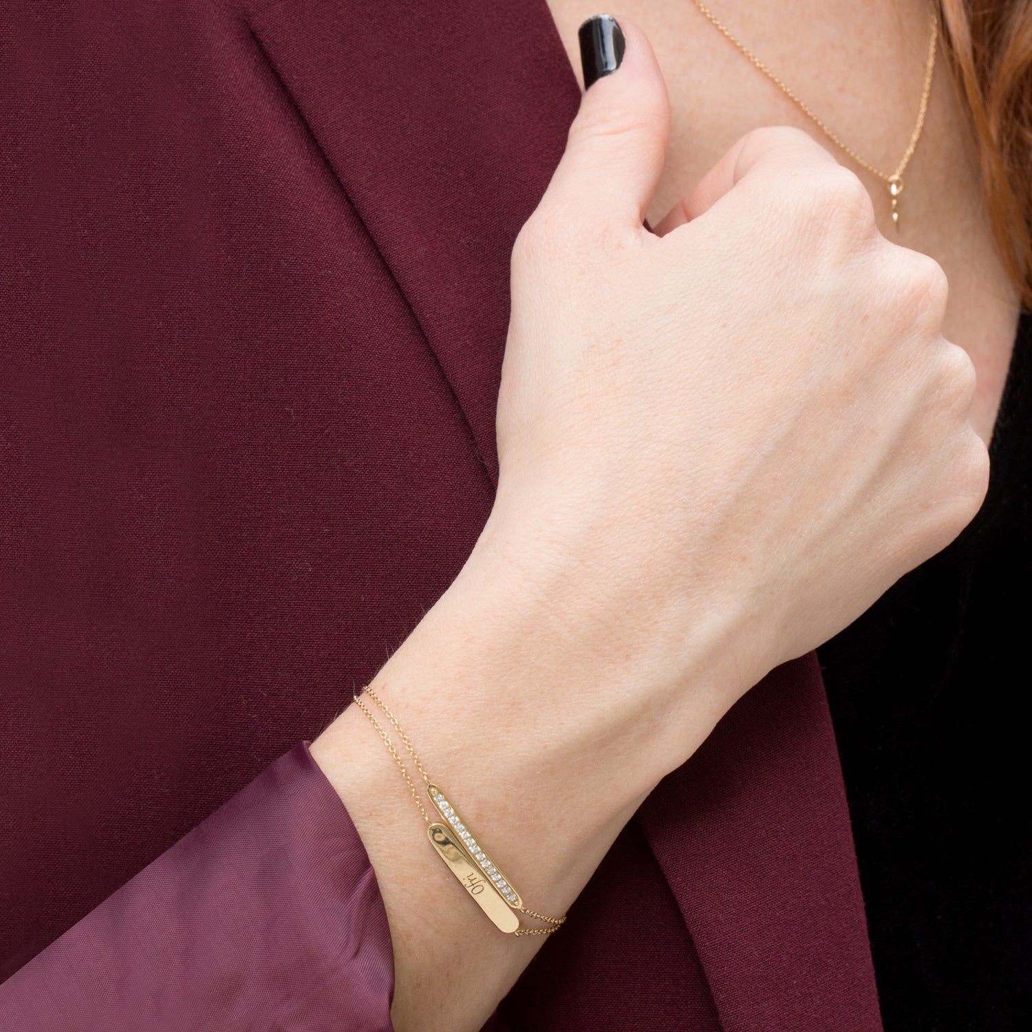 צמיד פלורנס עם חריטה