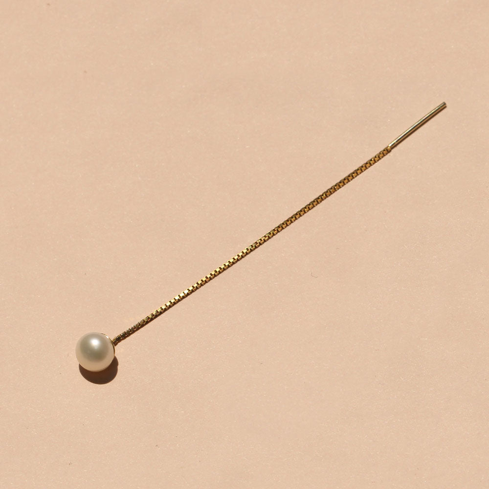 עגיל זהב בלה פנינה