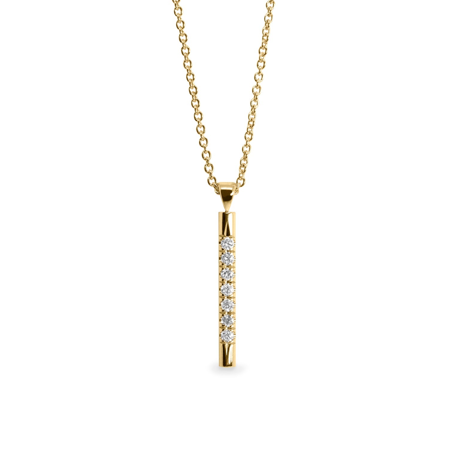 שרשרת קלייר יהלומים לבנים