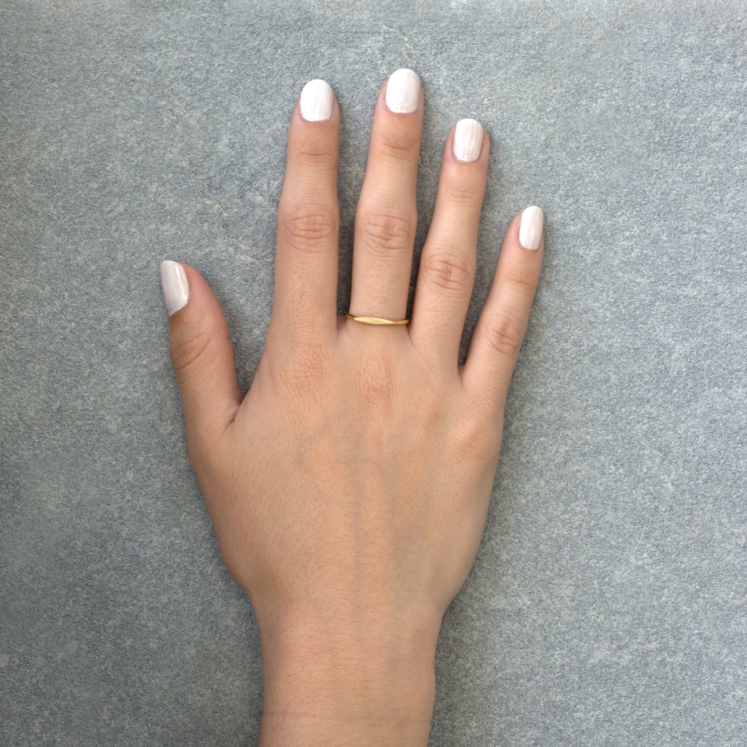 טבעת ג׳קי חלקה